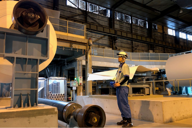 抄造部門の仕事風景5